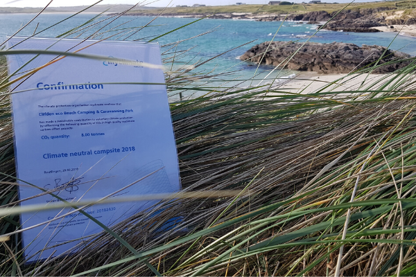 As well as boasting Sustainable Travel Ireland Gold Certification, Clifden Eco Beach Caravan & Camping offers Ireland's first Climate Neutral accommodation.